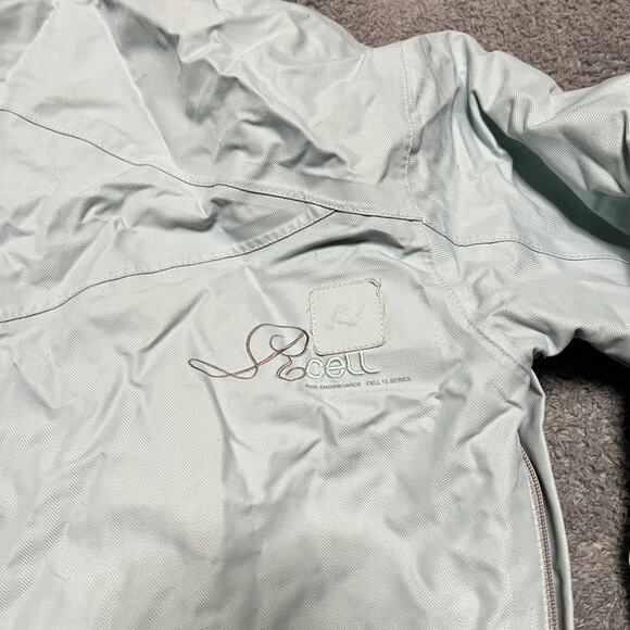 RIDE Snowboards Coat Womens Medium snow snowboarding Cell Series Jacket Blue - Picture 6 of 14